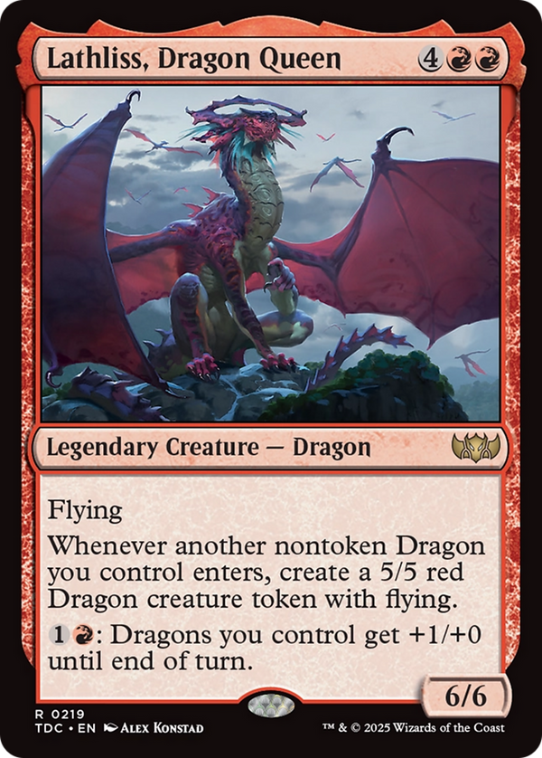 Lathliss, Dragon Queen (219) [Commander: Tarkir: Dragonstorm] - Deck Out Gaming