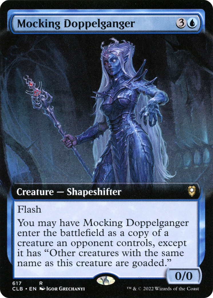 Mocking Doppelganger (Extended Art) (617) [Commander Legends: Battle for Baldur's Gate] - Deck Out Gaming