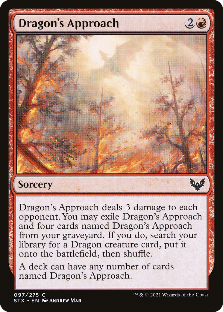 Dragon's Approach (97) [Strixhaven: School of Mages] - Deck Out Gaming