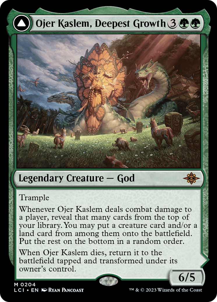 Ojer Kaslem, Deepest Growth (204) [The Lost Caverns of Ixalan] foil - Deck Out Gaming