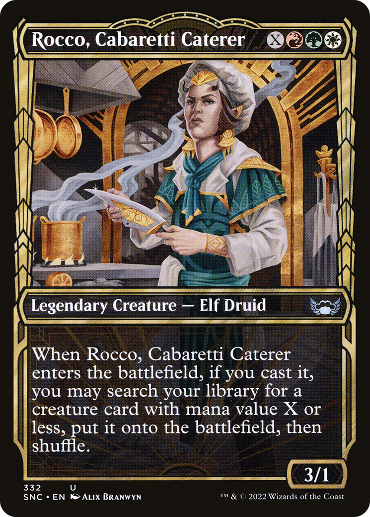 Rocco, Cabaretti Caterer (Showcase) (332) [Streets of New Capenna] foil - Deck Out Gaming