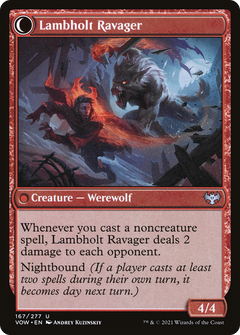 Lambholt Raconteur (167) [Innistrad: Crimson Vow] foil - Deck Out Gaming