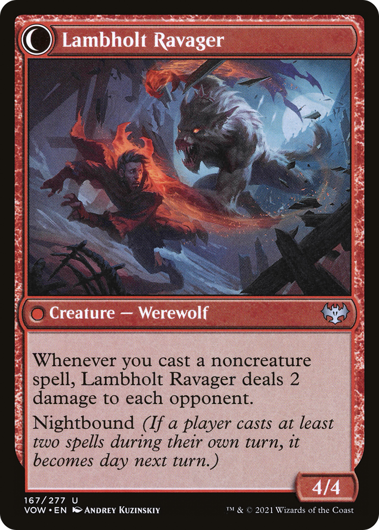Lambholt Raconteur (167) [Innistrad: Crimson Vow] foil - Deck Out Gaming