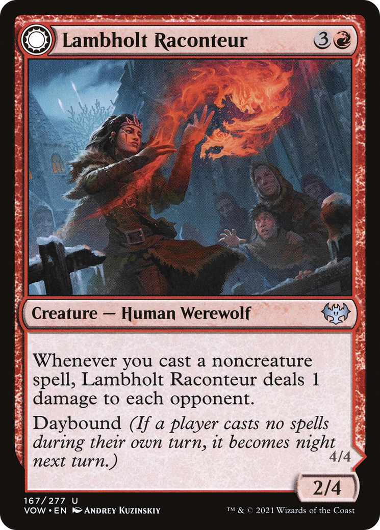 Lambholt Raconteur (167) [Innistrad: Crimson Vow] foil - Deck Out Gaming