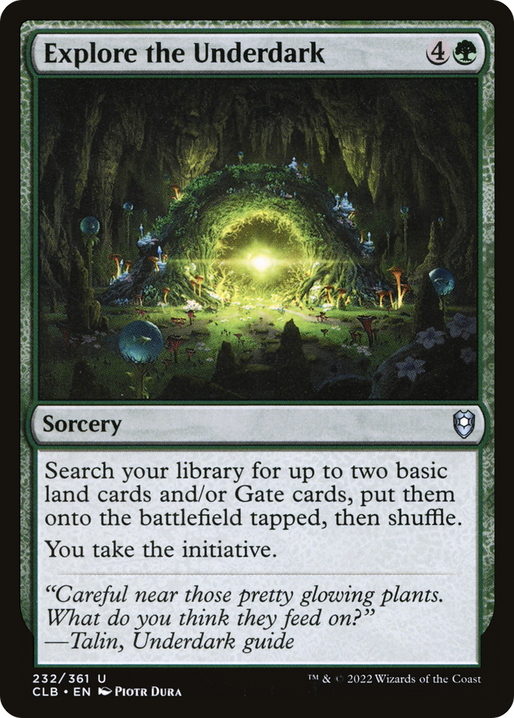 Explore the Underdark (232) [Commander Legends: Battle for Baldur's Gate] - Deck Out Gaming
