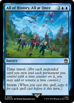 All of History, All at Once (Surge Foil) (639) [Doctor Who] foil - Deck Out Gaming