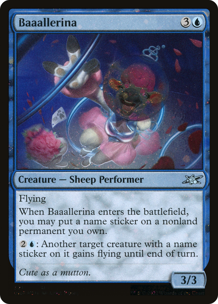 Baaallerina (Galaxy Foil) (321) [Unfinity] foil - Deck Out Gaming