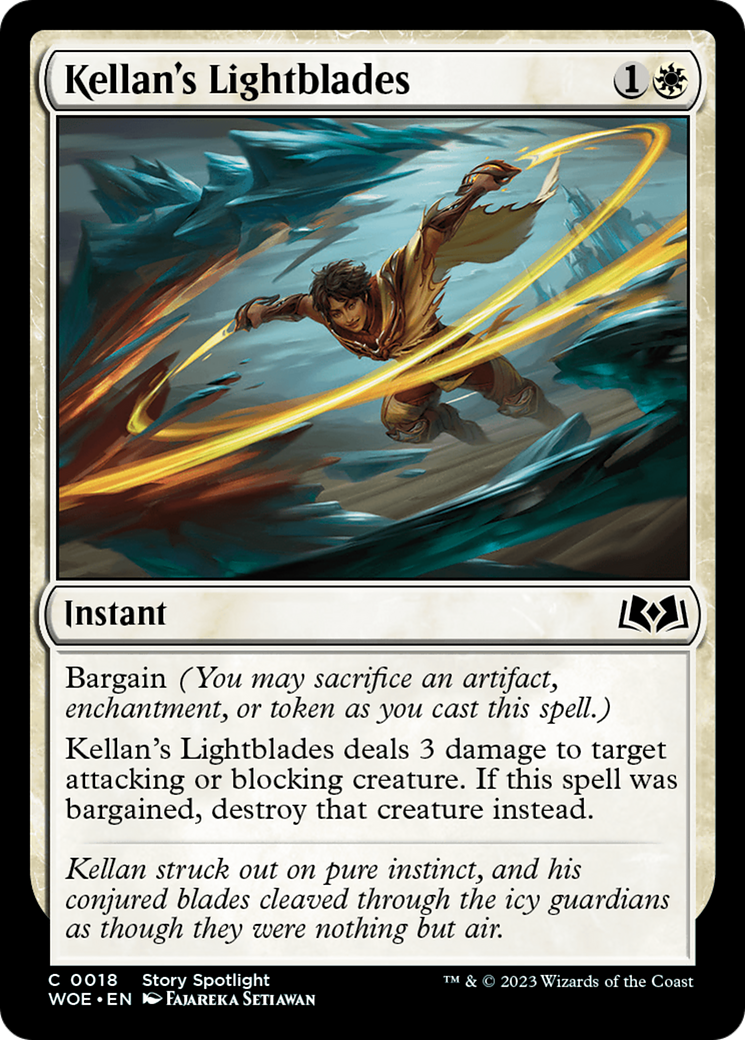 Kellan's Lightblades (18) [Wilds of Eldraine] - Deck Out Gaming