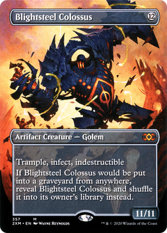 Blightsteel Colossus (Borderless) (357) [Double Masters] - Deck Out Gaming