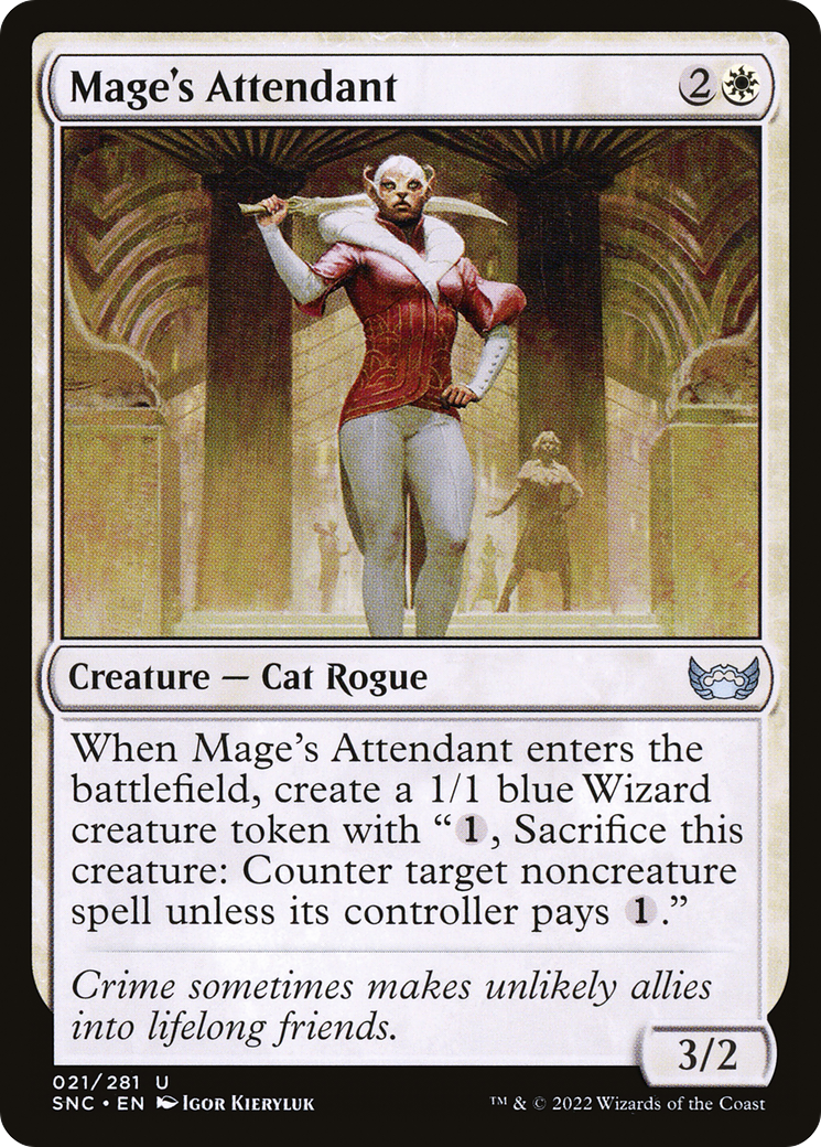 Mage's Attendant (21) [Streets of New Capenna] - Deck Out Gaming