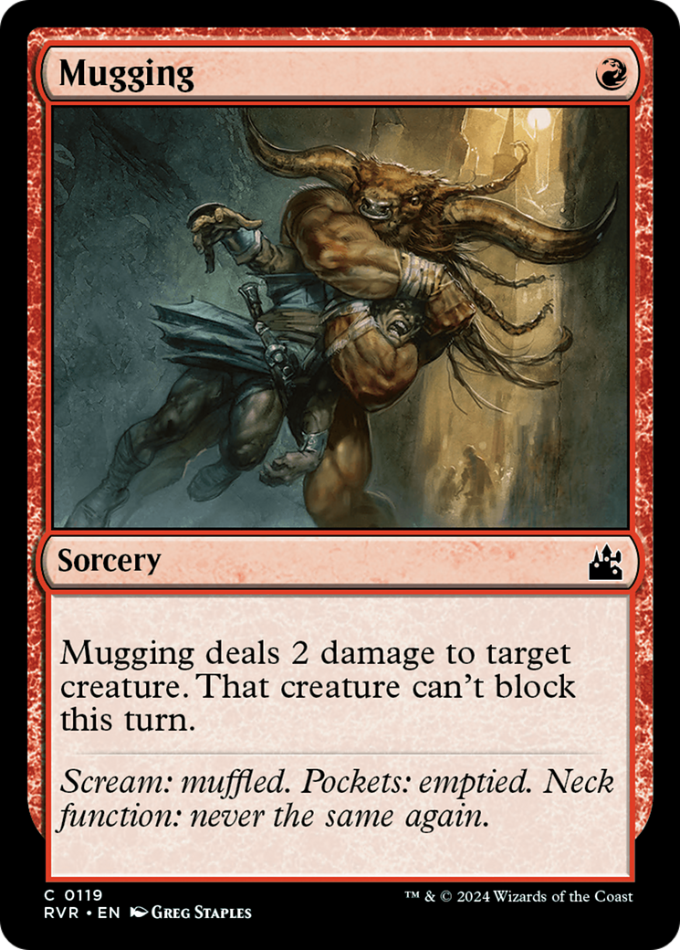 Mugging (119) [Ravnica Remastered] foil - Deck Out Gaming