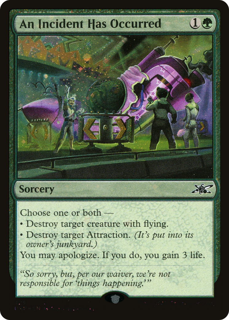 An Incident Has Occurred (Galaxy Foil) (429) [Unfinity] foil - Deck Out Gaming