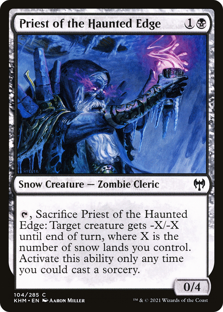 Priest of the Haunted Edge (104) [Kaldheim] - Deck Out Gaming