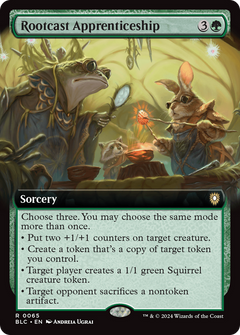 Rootcast Apprenticeship (Extended Art) (65) [Bloomburrow Commander] - Deck Out Gaming