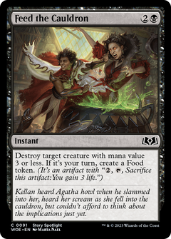 Feed the Cauldron (91) [Wilds of Eldraine] foil - Deck Out Gaming