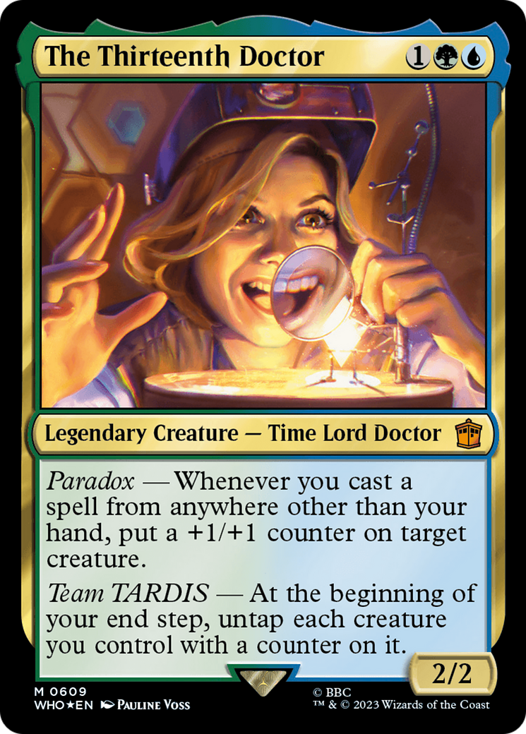 The Thirteenth Doctor (Surge Foil) (609) [Doctor Who] foil - Deck Out Gaming