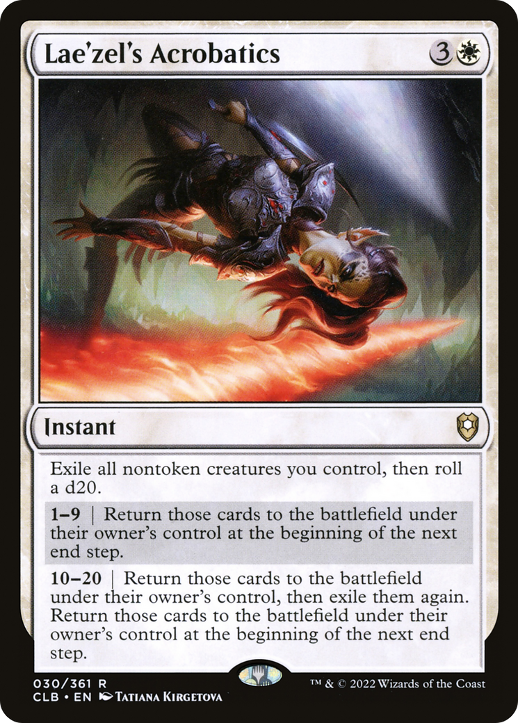 Lae'zel's Acrobatics (30) [Commander Legends: Battle for Baldur's Gate] - Deck Out Gaming