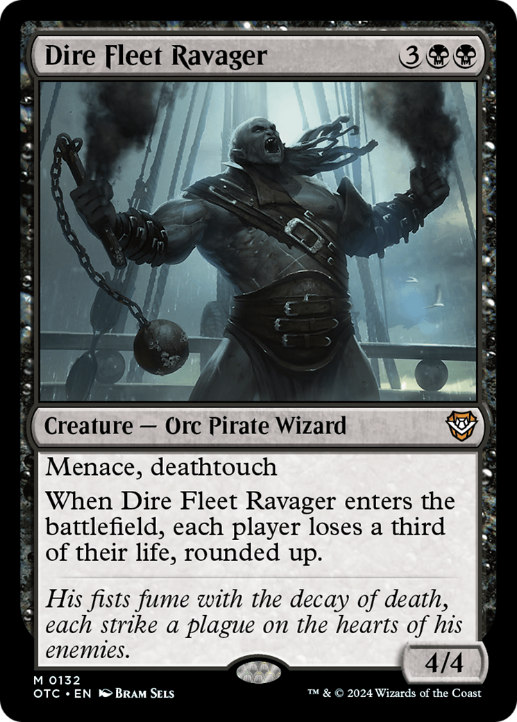 Dire Fleet Ravager (132) [Outlaws of Thunder Junction Commander] - Deck Out Gaming