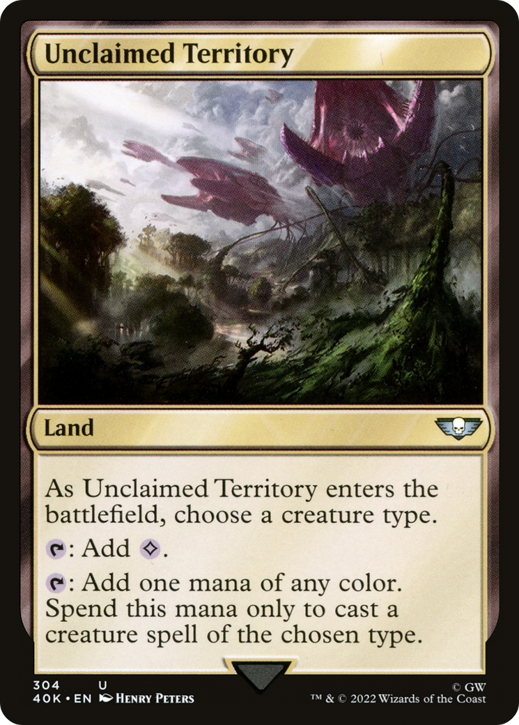 Unclaimed Territory (304) [Warhammer 40,000 Commander] - Deck Out Gaming