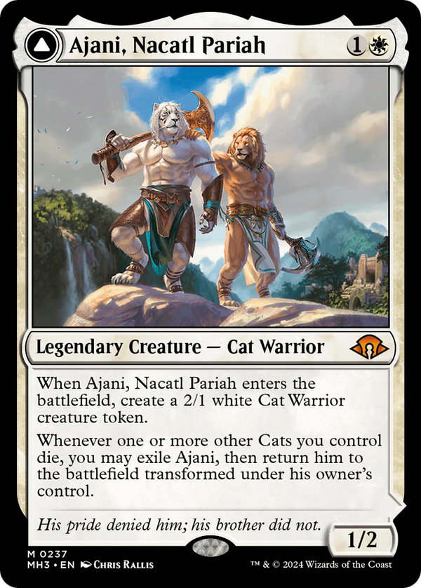 Ajani, Nacatl Pariah (237) [Modern Horizons 3] - Deck Out Gaming