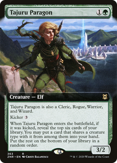 Tajuru Paragon (Extended Art) (363) [Zendikar Rising] foil - Deck Out Gaming