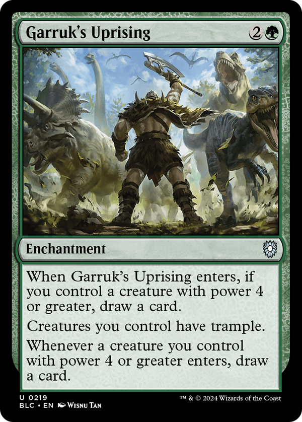 Garruk's Uprising (219) [Bloomburrow Commander] - Deck Out Gaming