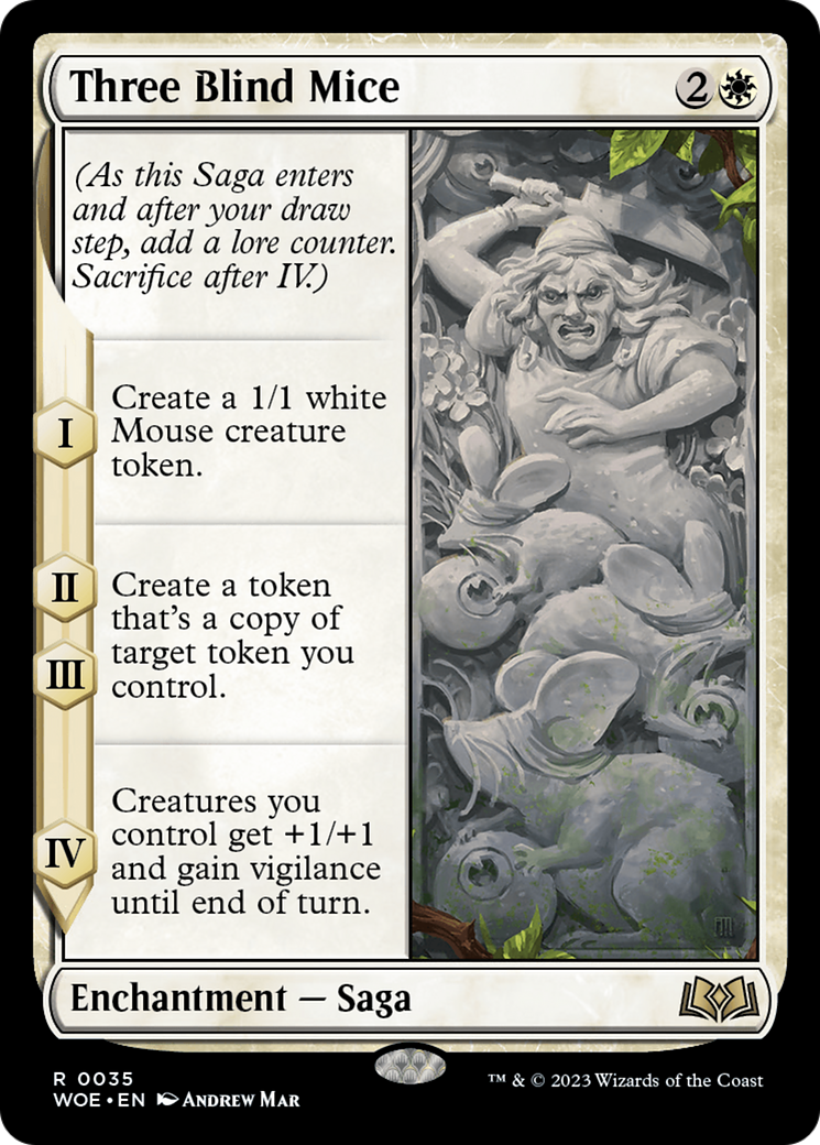 Three Blind Mice (35) [Wilds of Eldraine] foil - Deck Out Gaming