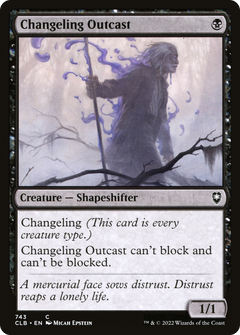 Changeling Outcast (743) [Commander Legends: Battle for Baldur's Gate] - Deck Out Gaming