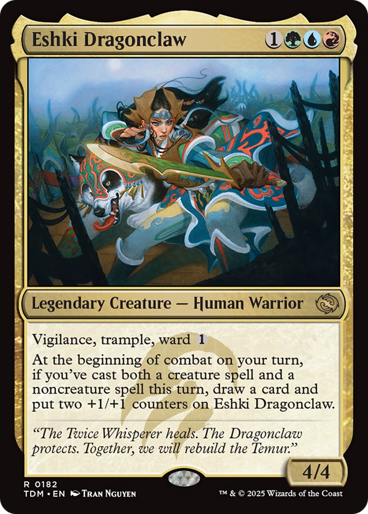 Eshki Dragonclaw (182) [Tarkir: Dragonstorm] - Deck Out Gaming