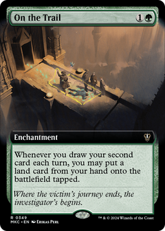 On the Trail (Extended Art) (349) [Murders at Karlov Manor Commander] - Deck Out Gaming