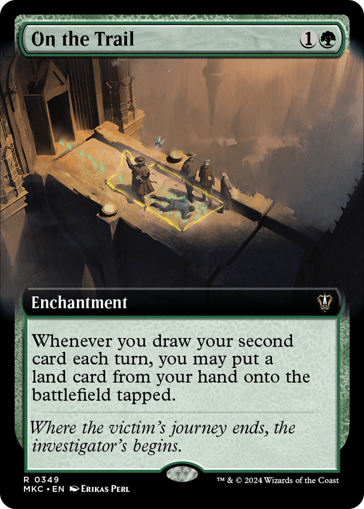 On the Trail (Extended Art) (349) [Murders at Karlov Manor Commander] - Deck Out Gaming