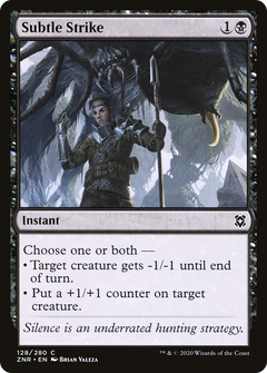 Subtle Strike (128) [Zendikar Rising] foil - Deck Out Gaming