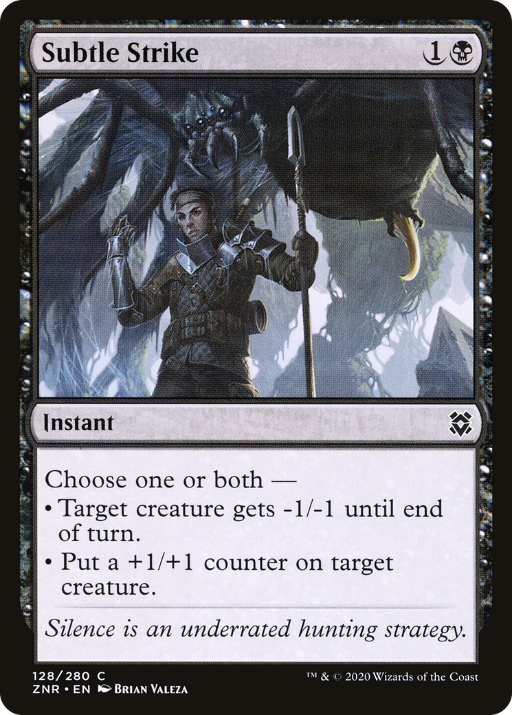 Subtle Strike (128) [Zendikar Rising] foil - Deck Out Gaming