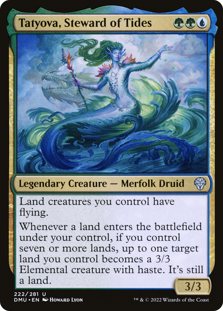 Tatyova, Steward of Tides (222) [Dominaria United] foil - Deck Out Gaming