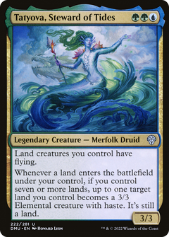 Tatyova, Steward of Tides (222) [Dominaria United] foil - Deck Out Gaming