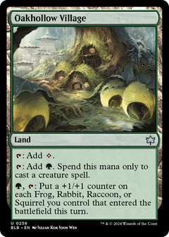 Oakhollow Village (258) [Bloomburrow] foil - Deck Out Gaming
