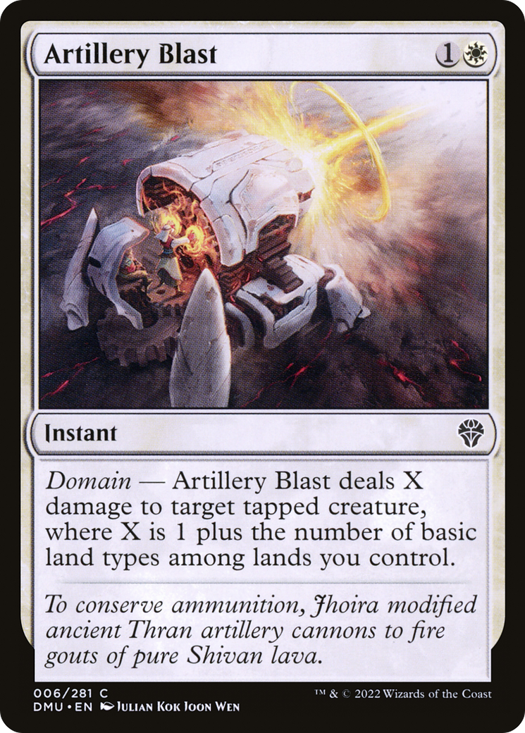 Artillery Blast (6) [Dominaria United] foil - Deck Out Gaming