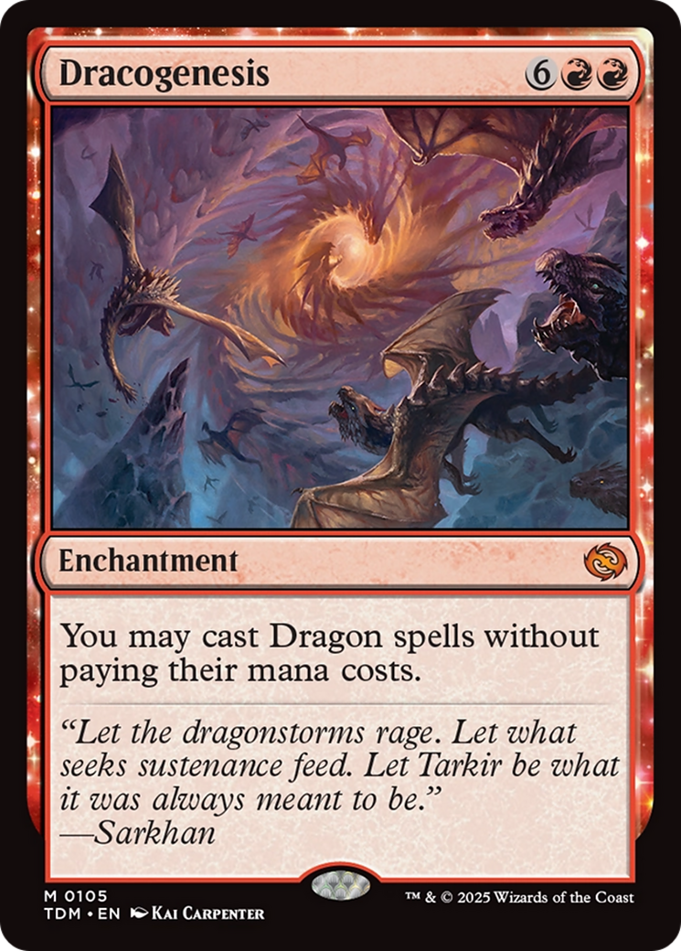 Dracogenesis (105) [Tarkir: Dragonstorm] foil - Deck Out Gaming