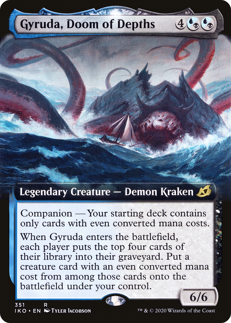 Gyruda, Doom of Depths (351) [Ikoria: Lair of Behemoths] foil - Deck Out Gaming