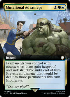 Mutational Advantage (Extended Art) (422) [Fallout] foil - Deck Out Gaming