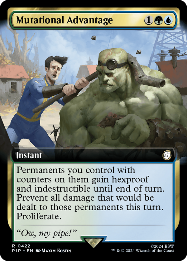 Mutational Advantage (Extended Art) (422) [Fallout] - Deck Out Gaming