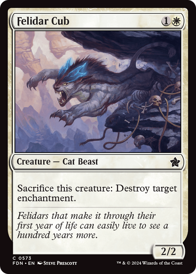 Felidar Cub (573) [Foundations] - Deck Out Gaming