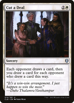 Cut a Deal (14) [Commander Legends: Battle for Baldur's Gate] foil - Deck Out Gaming