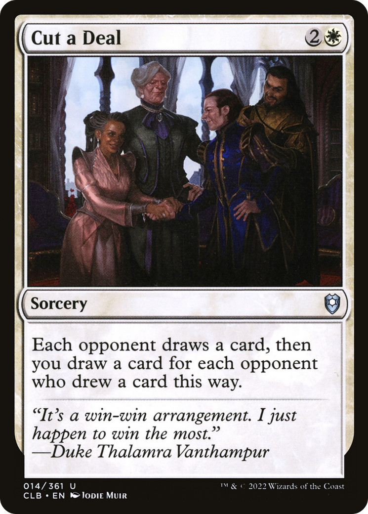 Cut a Deal (14) [Commander Legends: Battle for Baldur's Gate] foil - Deck Out Gaming