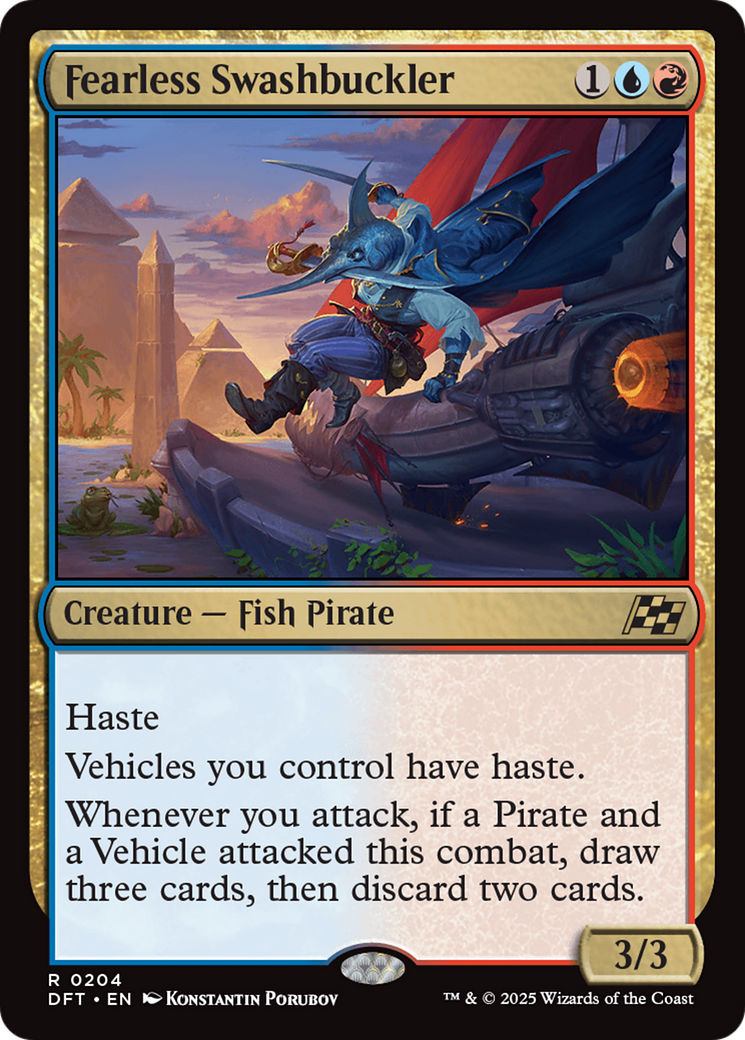 Fearless Swashbuckler (204) [Aetherdrift] - Deck Out Gaming