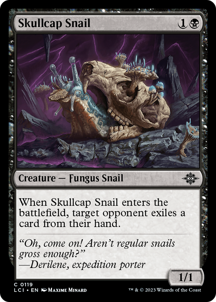 Skullcap Snail (119) [The Lost Caverns of Ixalan] foil - Deck Out Gaming