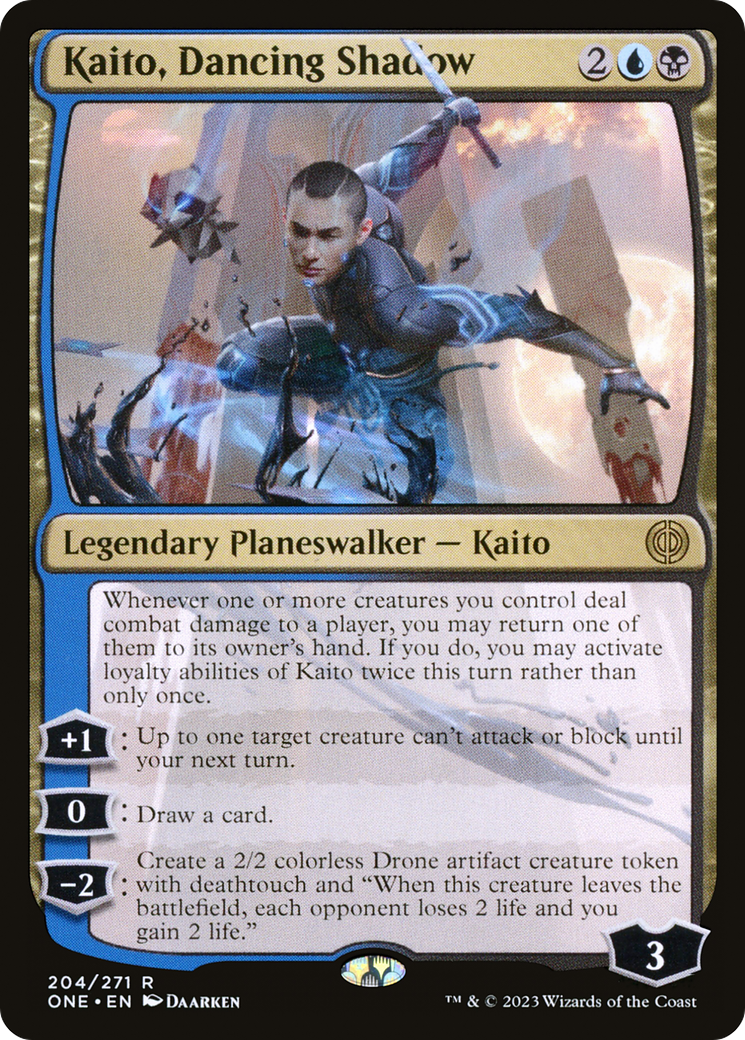Kaito, Dancing Shadow (204) [Phyrexia: All Will Be One] - Deck Out Gaming