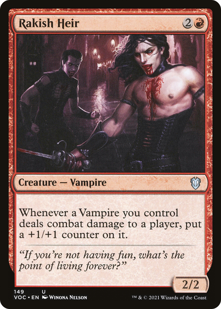 Rakish Heir (149) [Crimson Vow Commander] - Deck Out Gaming