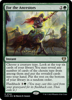For the Ancestors (740) [Commander Masters] - Deck Out Gaming