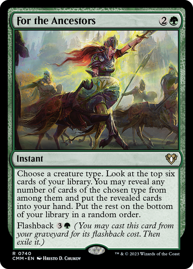 For the Ancestors (740) [Commander Masters] - Deck Out Gaming